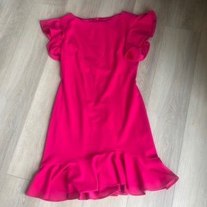 Vince Camuto Pink Ruffle Dress - 8, never worn